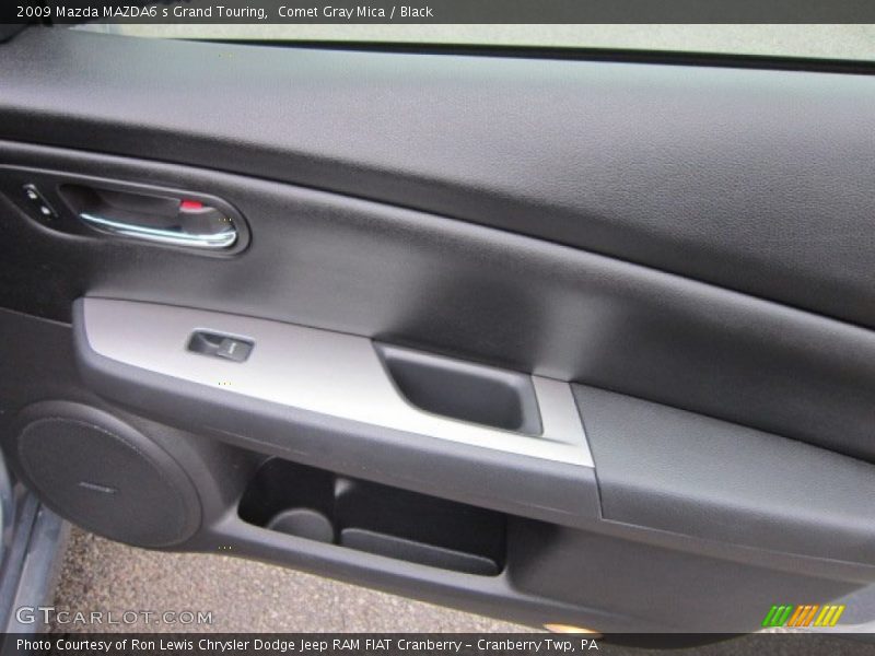 Comet Gray Mica / Black 2009 Mazda MAZDA6 s Grand Touring