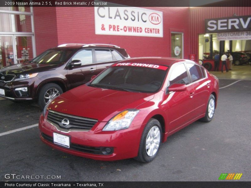 Red Brick Metallic / Charcoal 2009 Nissan Altima 2.5 S