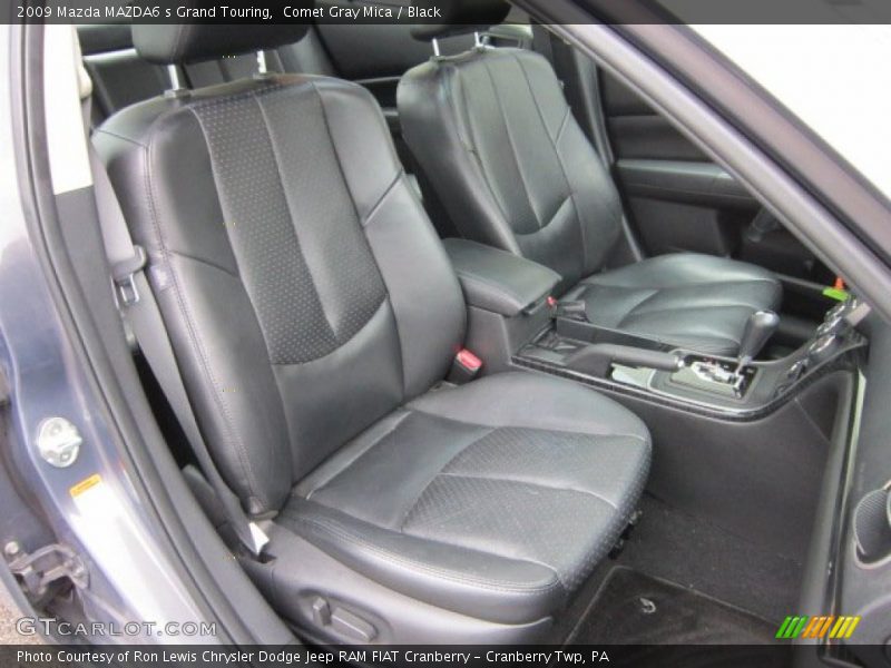 Comet Gray Mica / Black 2009 Mazda MAZDA6 s Grand Touring
