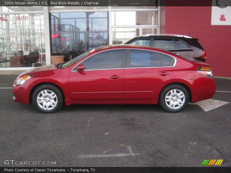 Red Brick Metallic / Charcoal 2009 Nissan Altima 2.5 S