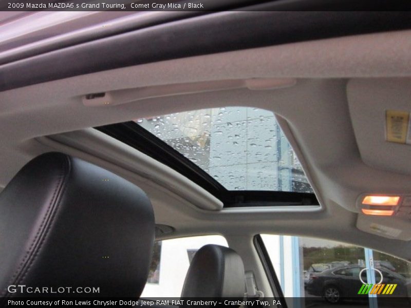 Comet Gray Mica / Black 2009 Mazda MAZDA6 s Grand Touring