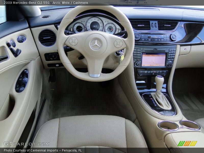 Arctic White / Cashmere 2009 Mercedes-Benz CLS 550