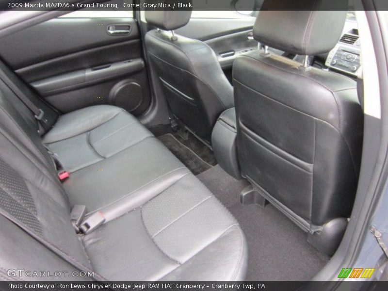 Comet Gray Mica / Black 2009 Mazda MAZDA6 s Grand Touring