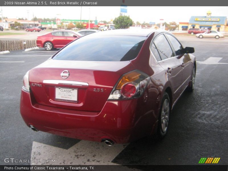 Red Brick Metallic / Charcoal 2009 Nissan Altima 2.5 S
