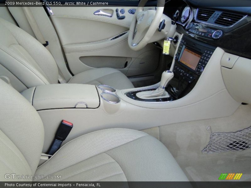 Arctic White / Cashmere 2009 Mercedes-Benz CLS 550