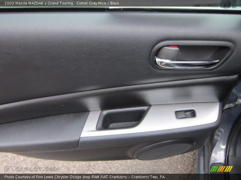 Comet Gray Mica / Black 2009 Mazda MAZDA6 s Grand Touring