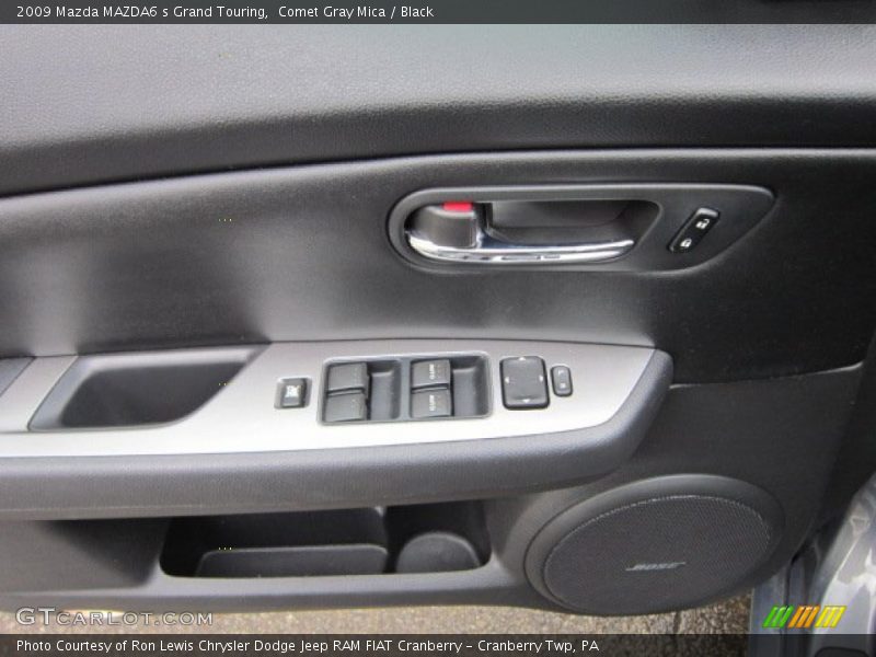 Comet Gray Mica / Black 2009 Mazda MAZDA6 s Grand Touring