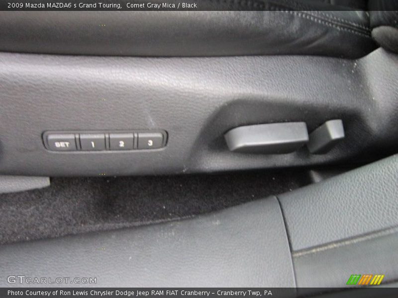 Comet Gray Mica / Black 2009 Mazda MAZDA6 s Grand Touring