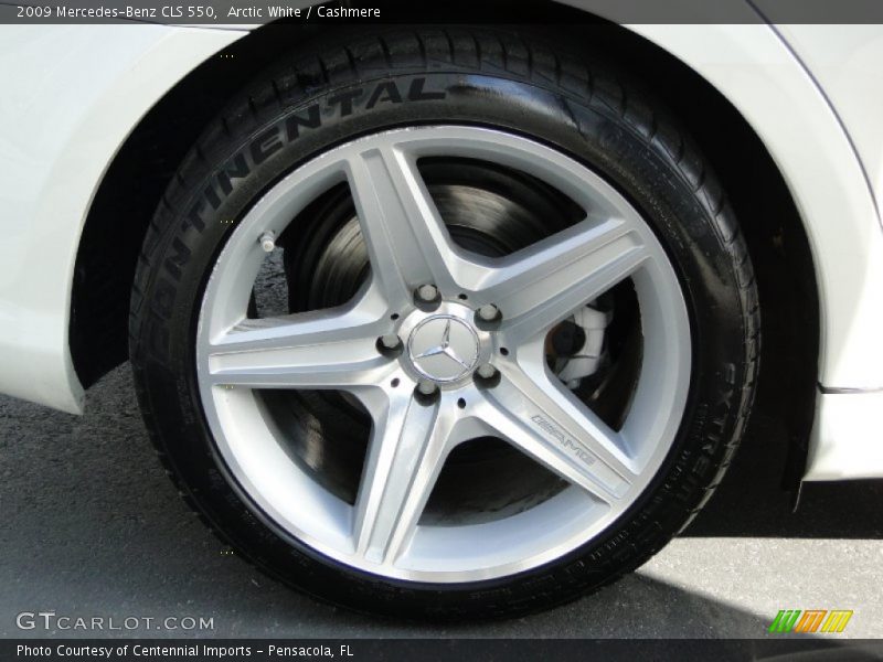 Arctic White / Cashmere 2009 Mercedes-Benz CLS 550