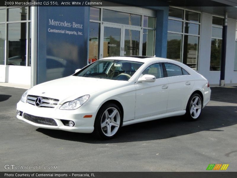 Arctic White / Cashmere 2009 Mercedes-Benz CLS 550