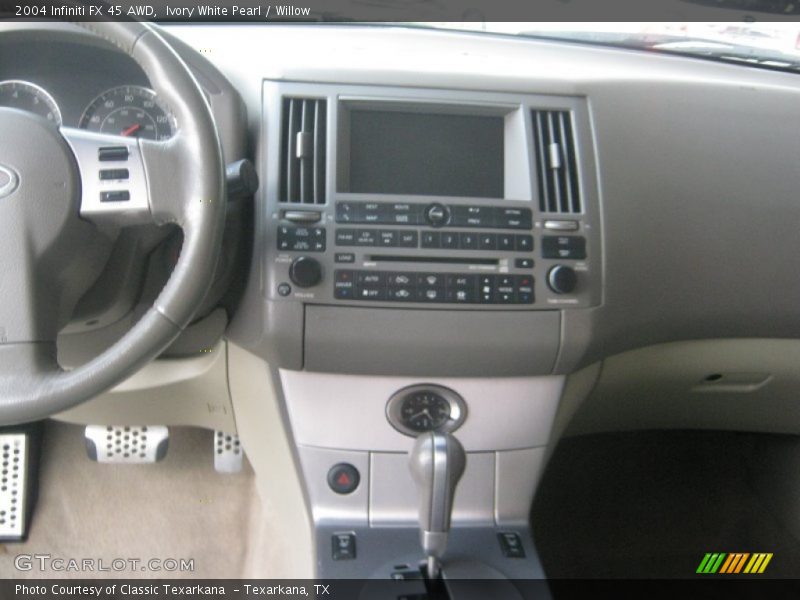 Ivory White Pearl / Willow 2004 Infiniti FX 45 AWD