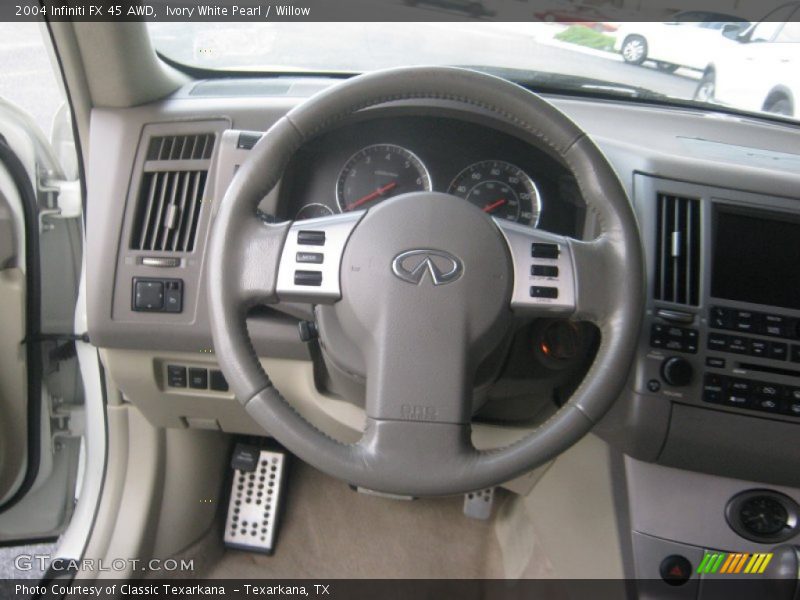 Ivory White Pearl / Willow 2004 Infiniti FX 45 AWD