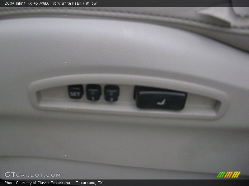 Ivory White Pearl / Willow 2004 Infiniti FX 45 AWD