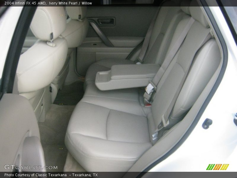 Ivory White Pearl / Willow 2004 Infiniti FX 45 AWD