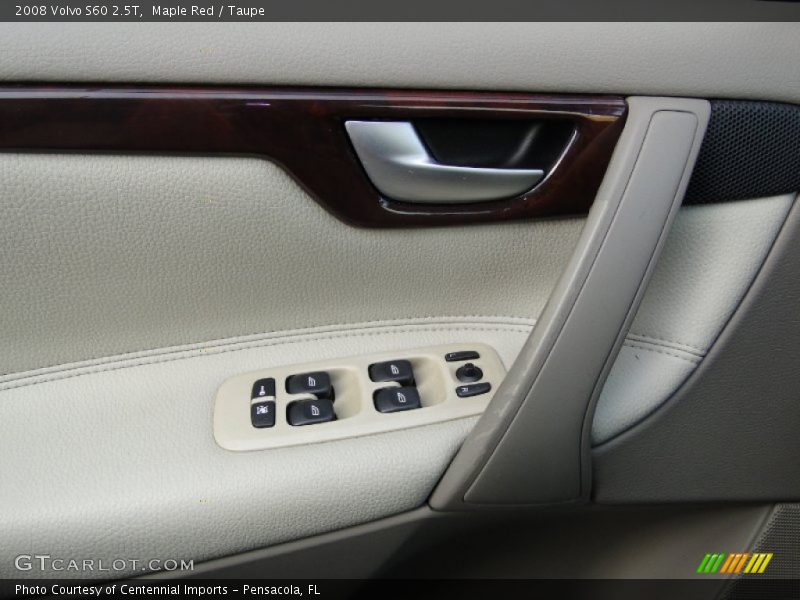 Maple Red / Taupe 2008 Volvo S60 2.5T