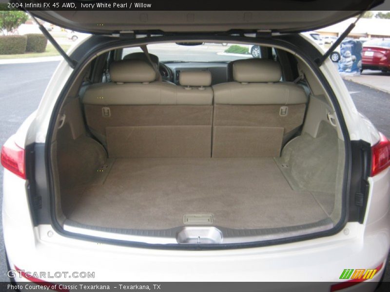 Ivory White Pearl / Willow 2004 Infiniti FX 45 AWD
