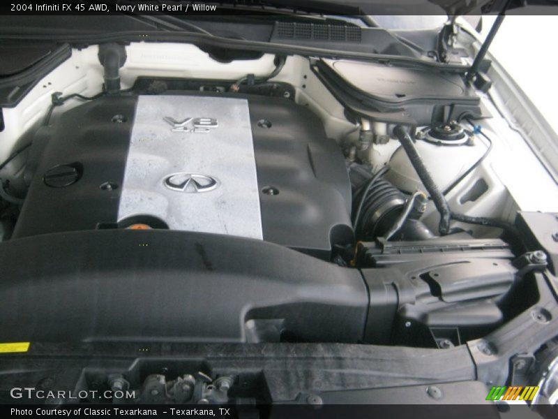 Ivory White Pearl / Willow 2004 Infiniti FX 45 AWD