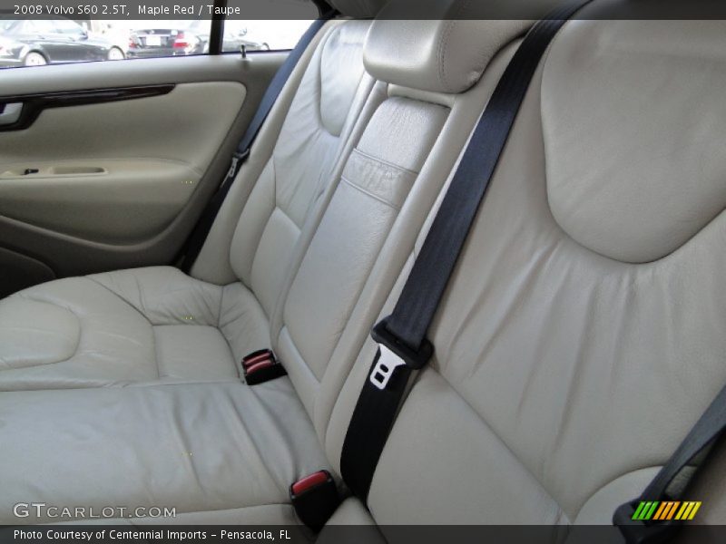 Maple Red / Taupe 2008 Volvo S60 2.5T