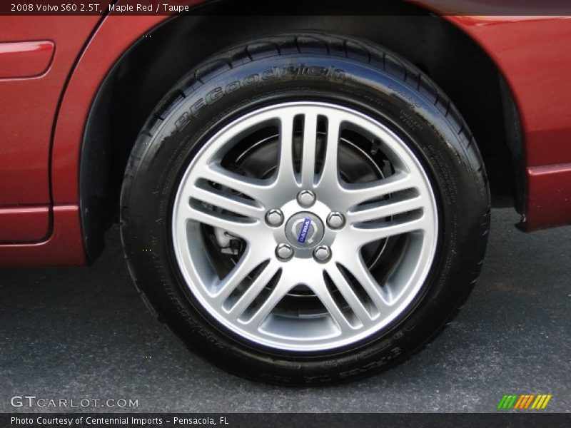 Maple Red / Taupe 2008 Volvo S60 2.5T