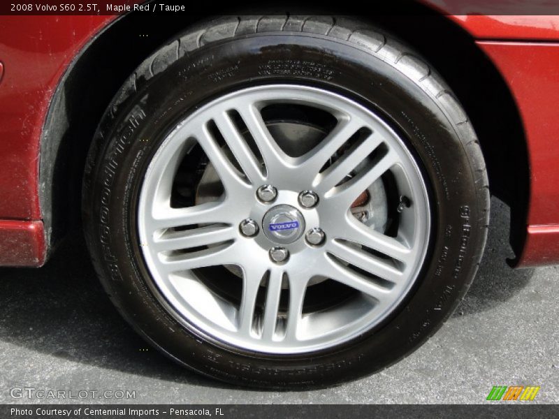Maple Red / Taupe 2008 Volvo S60 2.5T
