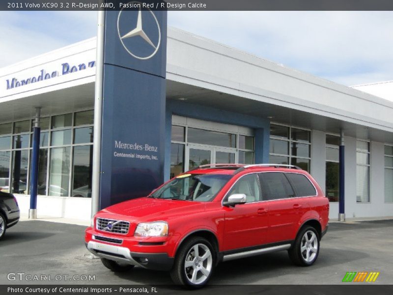 Passion Red / R Design Calcite 2011 Volvo XC90 3.2 R-Design AWD