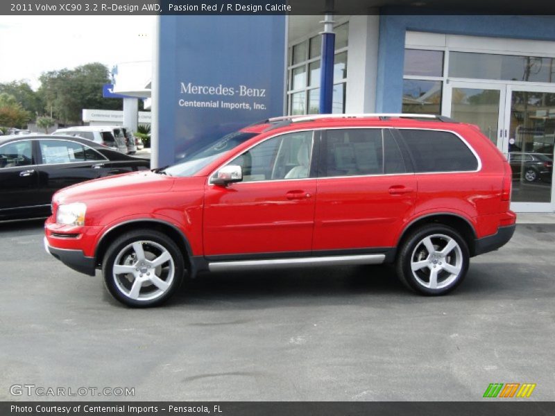 Passion Red / R Design Calcite 2011 Volvo XC90 3.2 R-Design AWD