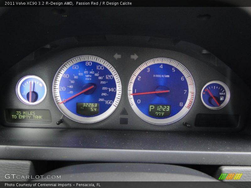 R-Design Blue dial Gauges - 2011 Volvo XC90 3.2 R-Design AWD