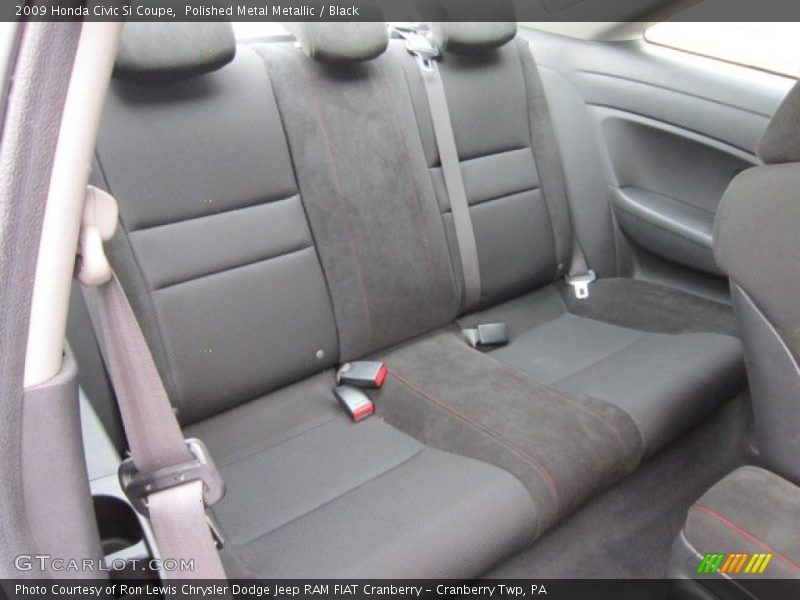 Polished Metal Metallic / Black 2009 Honda Civic Si Coupe