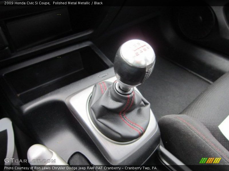 Polished Metal Metallic / Black 2009 Honda Civic Si Coupe