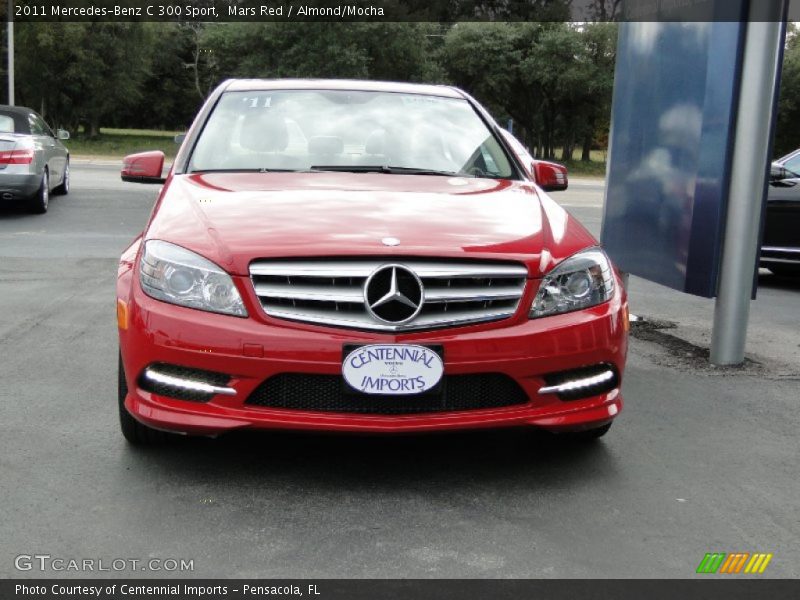 Mars Red / Almond/Mocha 2011 Mercedes-Benz C 300 Sport