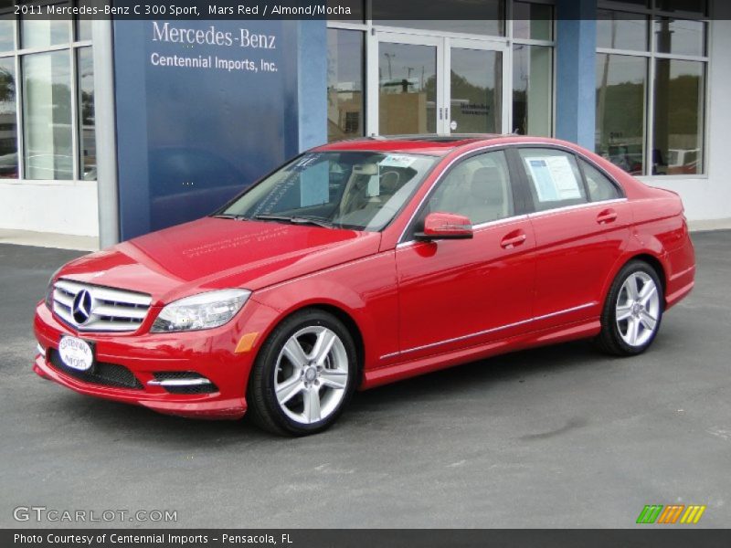 Mars Red / Almond/Mocha 2011 Mercedes-Benz C 300 Sport