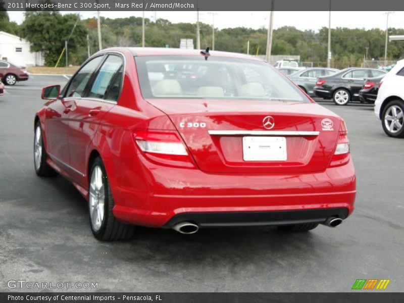 Mars Red / Almond/Mocha 2011 Mercedes-Benz C 300 Sport