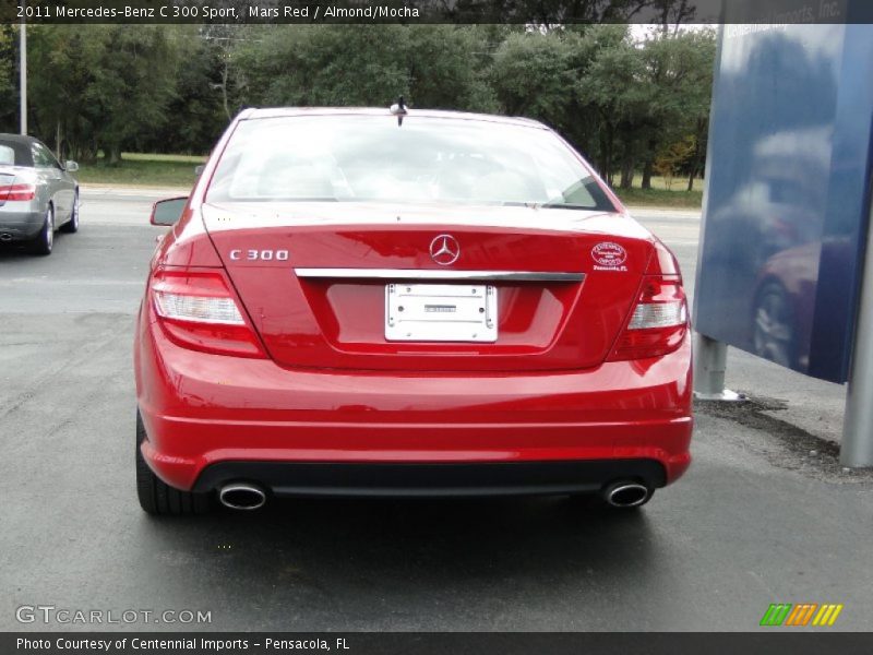 Mars Red / Almond/Mocha 2011 Mercedes-Benz C 300 Sport