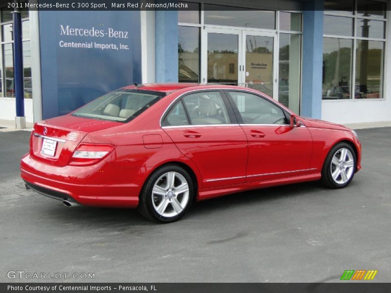 Mars Red / Almond/Mocha 2011 Mercedes-Benz C 300 Sport