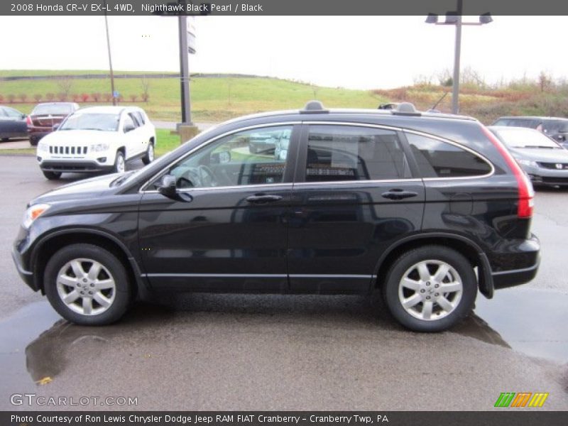 Nighthawk Black Pearl / Black 2008 Honda CR-V EX-L 4WD