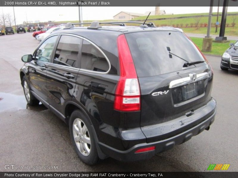 Nighthawk Black Pearl / Black 2008 Honda CR-V EX-L 4WD