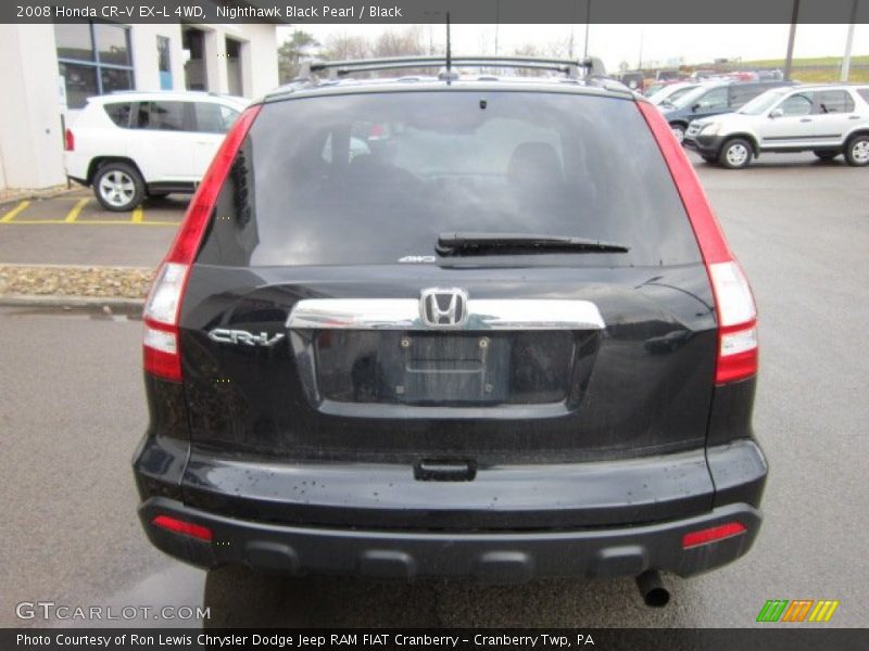 Nighthawk Black Pearl / Black 2008 Honda CR-V EX-L 4WD