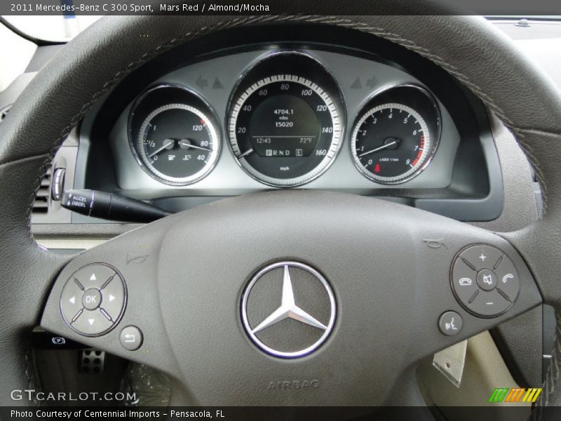 Mars Red / Almond/Mocha 2011 Mercedes-Benz C 300 Sport