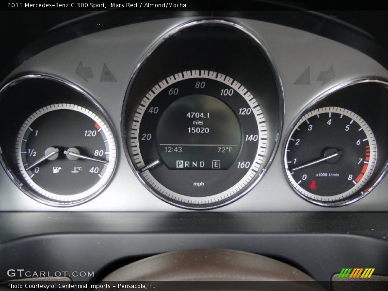 Mars Red / Almond/Mocha 2011 Mercedes-Benz C 300 Sport