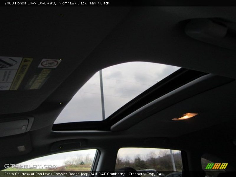 Nighthawk Black Pearl / Black 2008 Honda CR-V EX-L 4WD