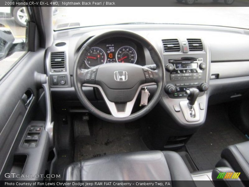 Nighthawk Black Pearl / Black 2008 Honda CR-V EX-L 4WD