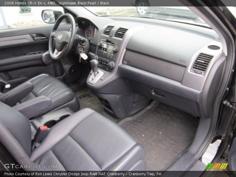 Nighthawk Black Pearl / Black 2008 Honda CR-V EX-L 4WD