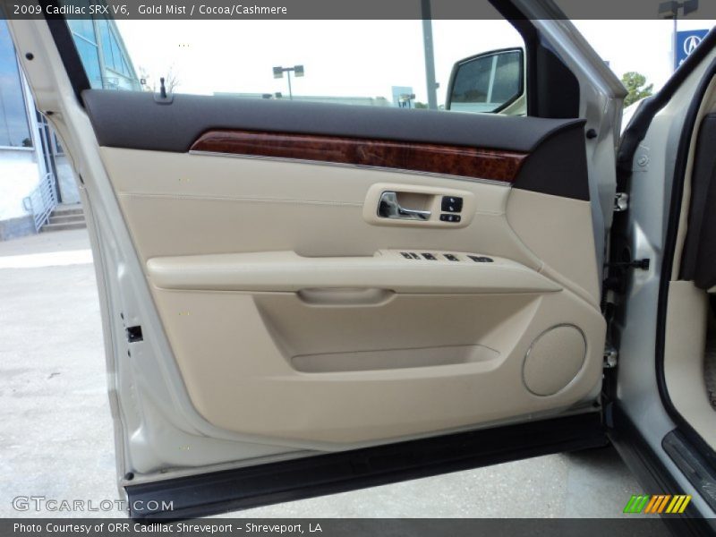 Gold Mist / Cocoa/Cashmere 2009 Cadillac SRX V6