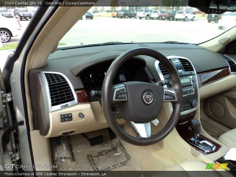 Gold Mist / Cocoa/Cashmere 2009 Cadillac SRX V6
