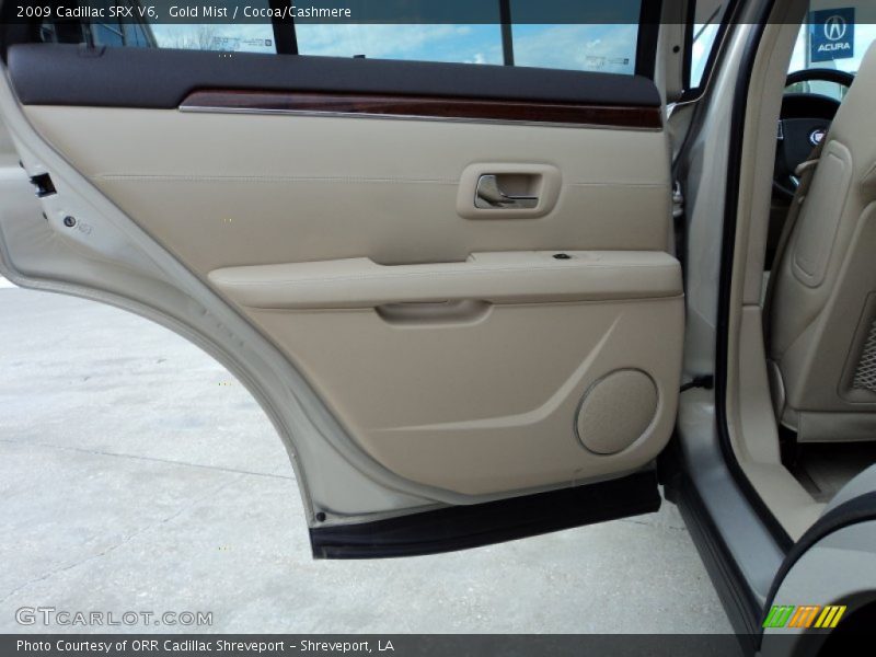 Gold Mist / Cocoa/Cashmere 2009 Cadillac SRX V6