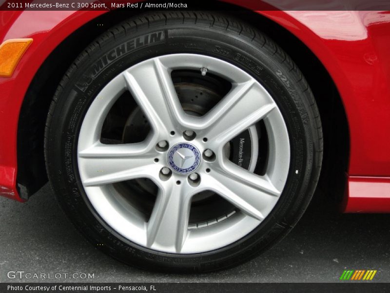 Mars Red / Almond/Mocha 2011 Mercedes-Benz C 300 Sport