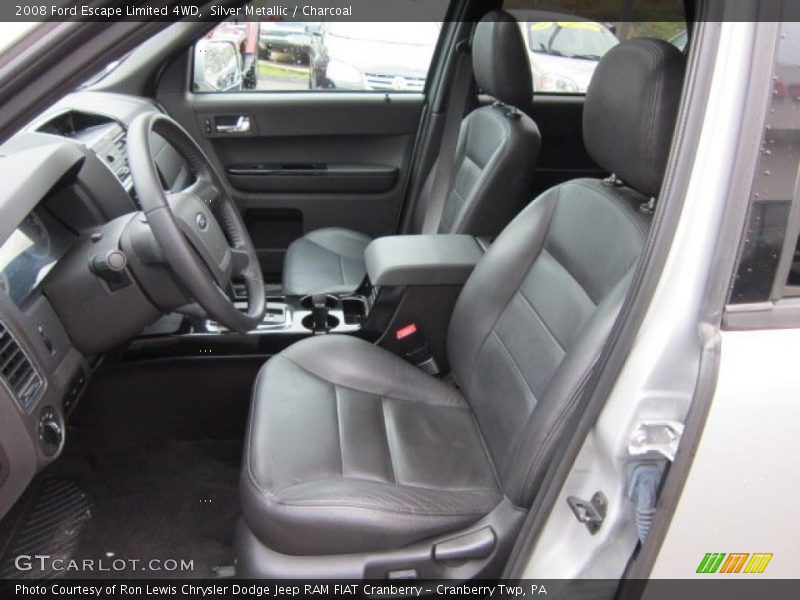 Silver Metallic / Charcoal 2008 Ford Escape Limited 4WD