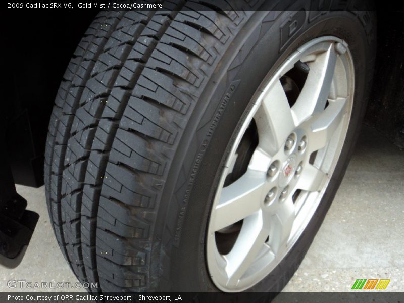 Gold Mist / Cocoa/Cashmere 2009 Cadillac SRX V6