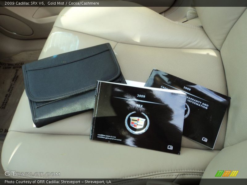 Gold Mist / Cocoa/Cashmere 2009 Cadillac SRX V6