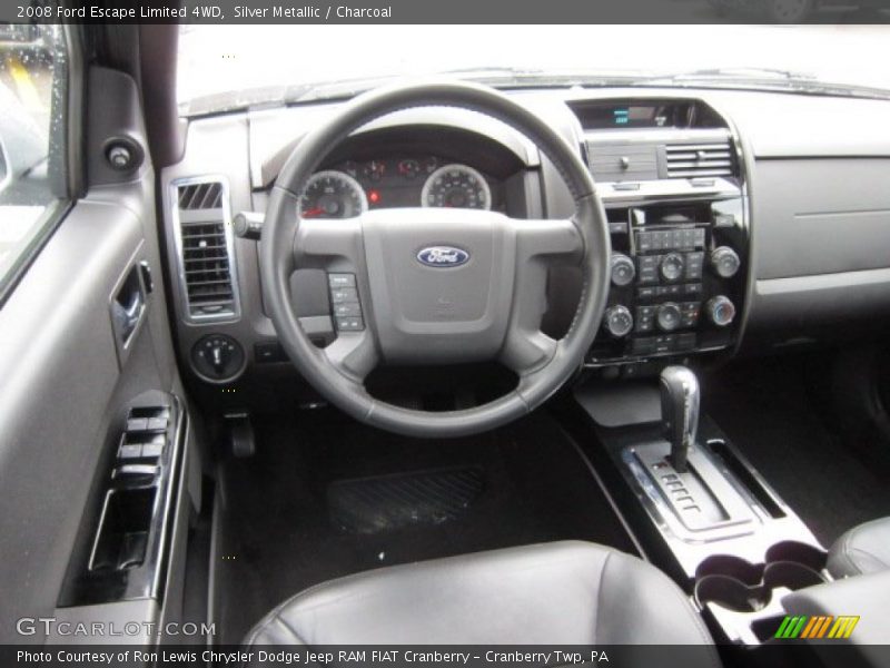 Silver Metallic / Charcoal 2008 Ford Escape Limited 4WD